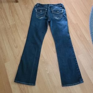 Jeans blue with white stitch boot cut